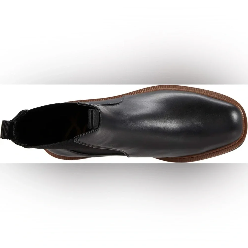 Sam Edelman Laguna Black Leather Chelsea Boots - Picture 2 of 6